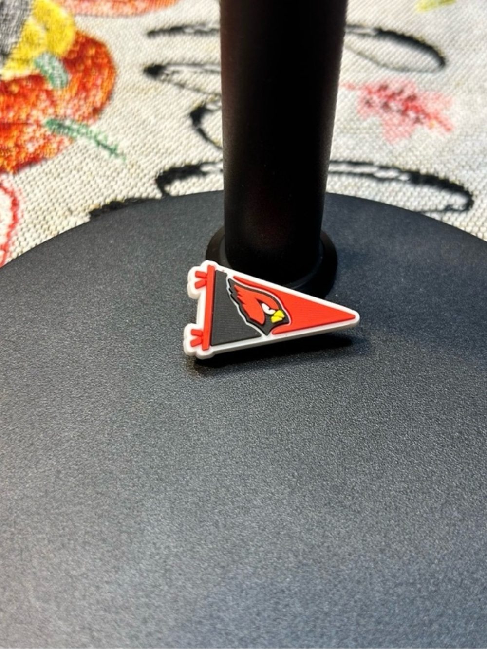 3/$8 Arizona Cardinals Pennant Croc Charm
